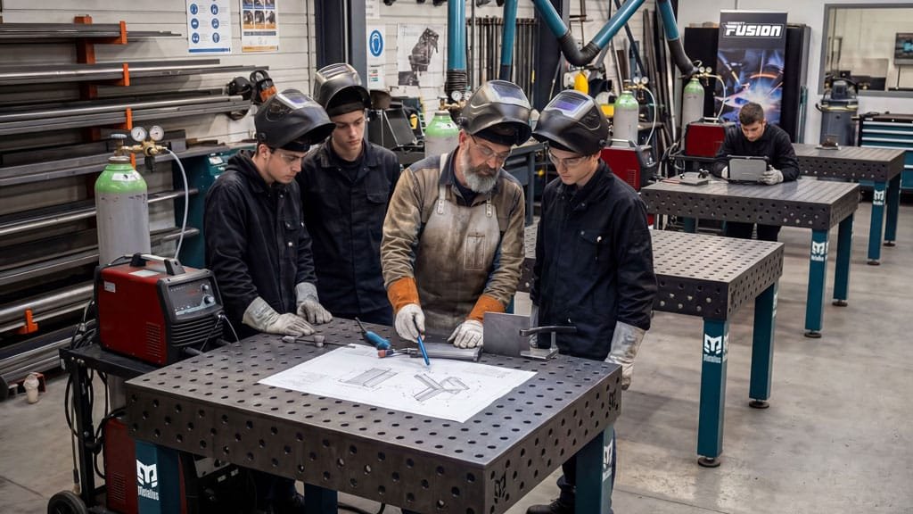 Welding-Tables-for-Colleges-and-Training-Centres