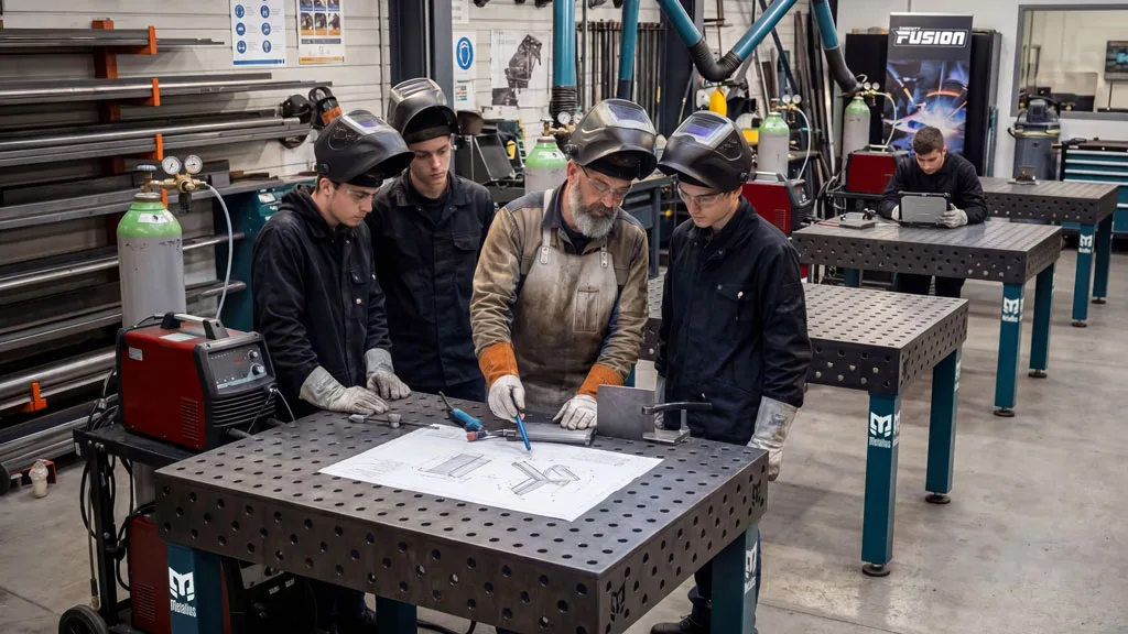 Welding-Tables-for-Colleges-and-Training-Centres